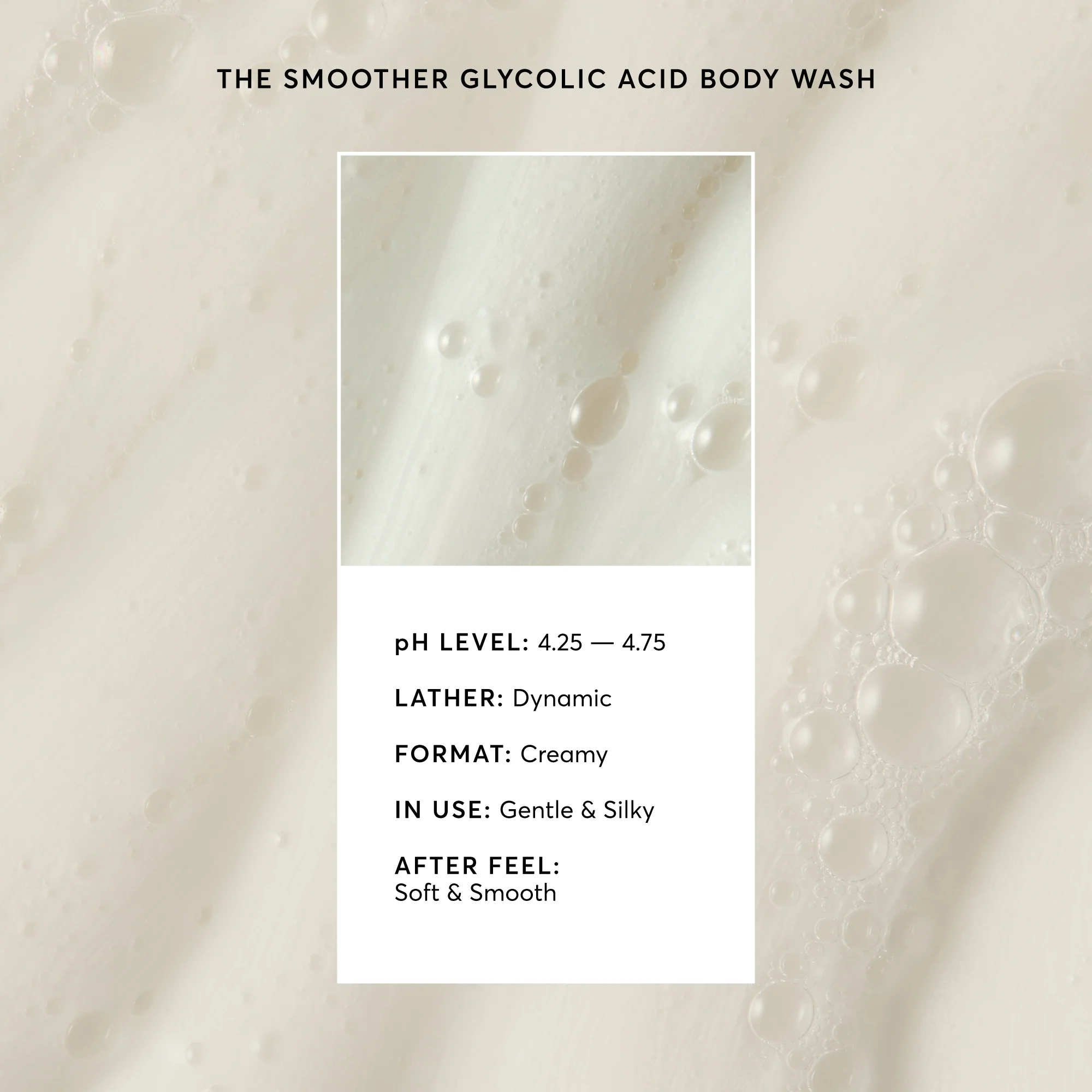 The Smoother Glycolic Acid Exfoliating Body Wash - Image 4