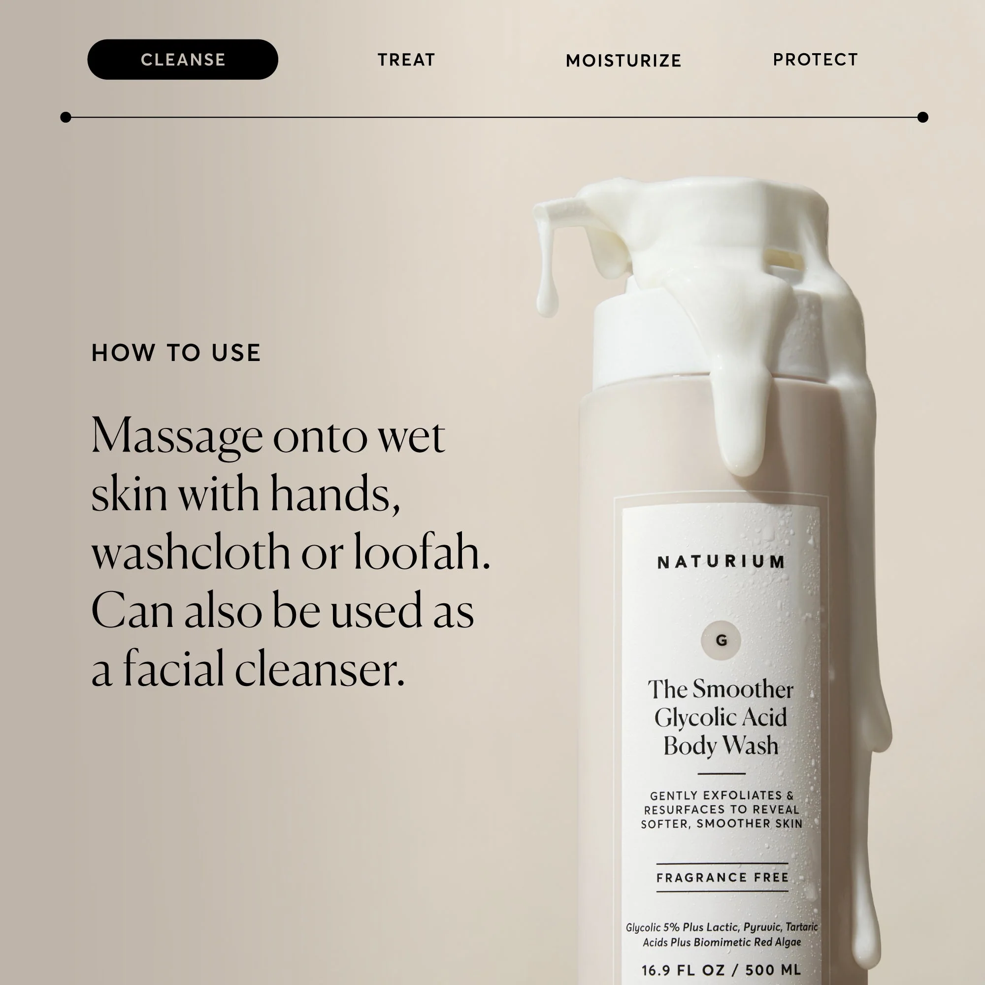 The Smoother Glycolic Acid Exfoliating Body Wash - Image 5